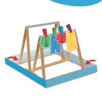 Развивающая игра с прищепками &laquo;Большая стирка&raquo;, 3+