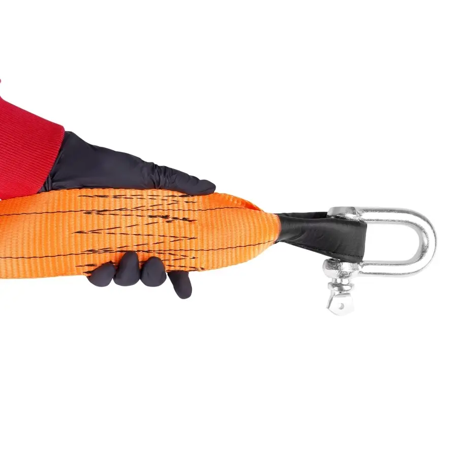 Трос буксировочный (усиленный,цвет-оранжевый) AVS EXPERT ST-155B 15т 5м.шаклы