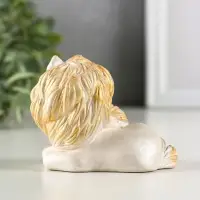 Фигура гипс "Пони мама" 9х7х6 см, перламутр