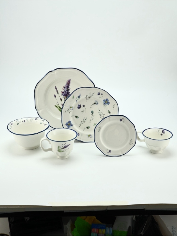 Тарелка керамическая Dolce Ceramo. «Прованс», 23 см Тарелка керамическая Dolce Ceramo. «Прованс», 23 см