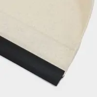 Щётка-смётка для пола с совком Malta, с кромкой, бежевая