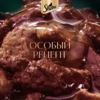 Влажный корм Sheba для кошек, ломтики в соусе говядина, пауч, 75 г