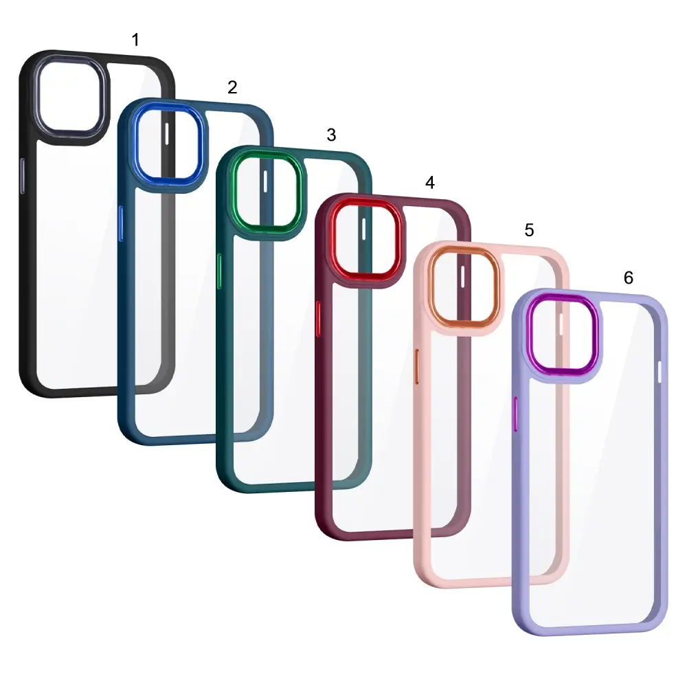 Чехол iPh 14 цветной бампер