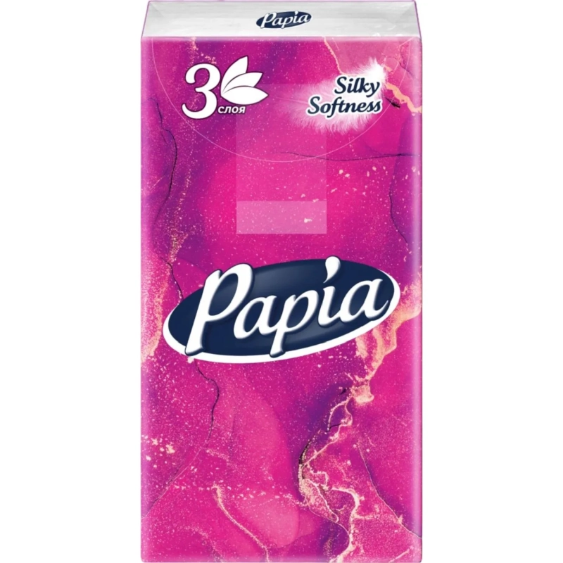 Носовые платочки Papia 3 сл.10лx10 пач/уп