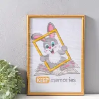 Фоторамка для фото 21&times;30 см Keep memories &laquo;Радуга&raquo;, пластик, золото матовое, (пластиковый экран)
