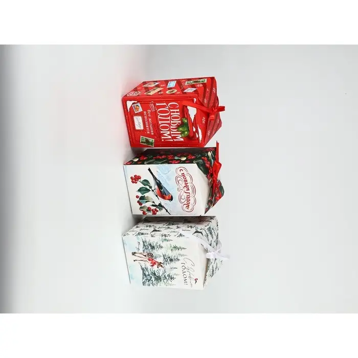 Набор подарочных коробок &laquo;Время чудес&raquo; , 3 шт , 12 х 12 х 18 см