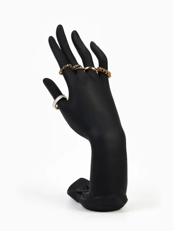 Подставка для украшений &laquo;QF. Рука&raquo;, 9&times;12&times;22 см, чёрная