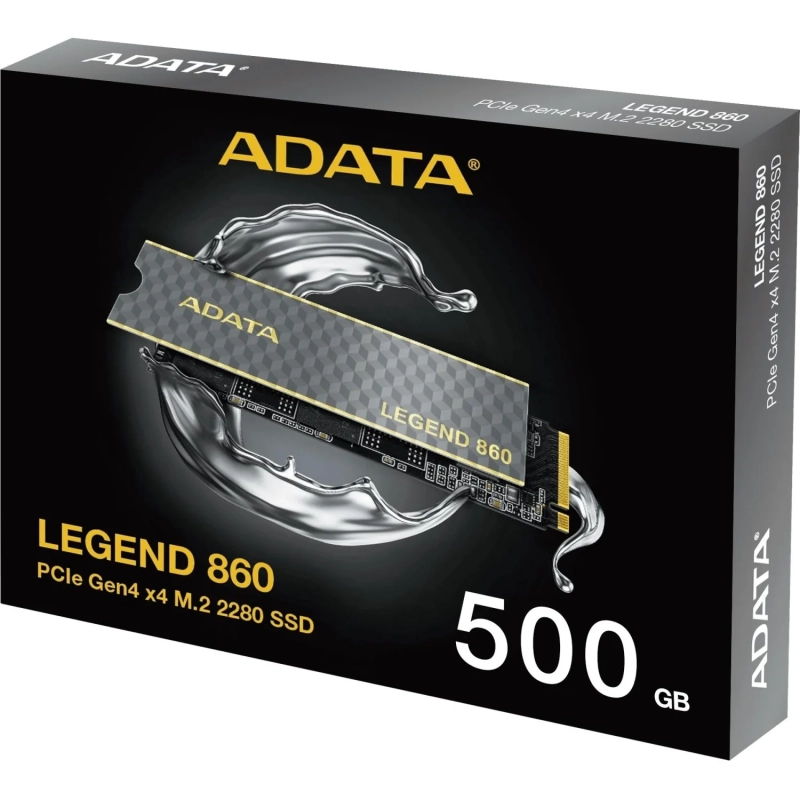 SSD накопитель ADATA LEGEND 860 500GB M.2 PCIe4.0x4(SLEG-860-500GCS)