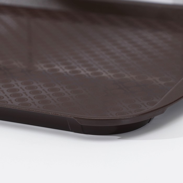 Поднос, 42×30 см, цвет коричневый Поднос, 42×30 см, цвет коричневый