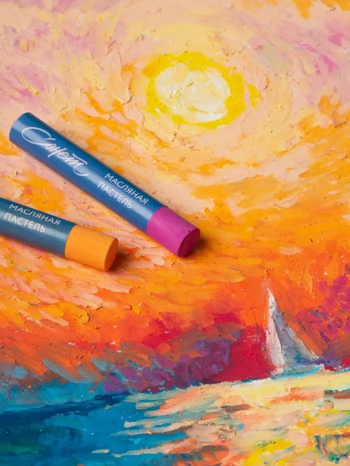 Пастель масляная 36цв ЗХК "Сонет" 10/69 круглая 70412969