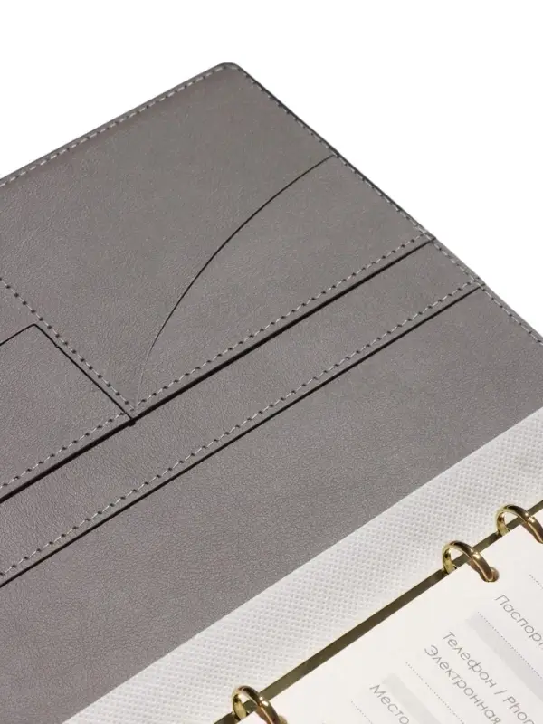 Органайзер на кольцах, А5, с хлястиком, 80л, линия, к/зам, Синий Органайзер на кольцах, А5, с хлястиком, 80л, линия, к/зам, Синий