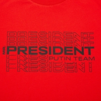 Футболка President, размер M, цвет красный