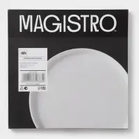 Блюдо для пиццы Magistro White Snow, d=32 см, фарфор, белое