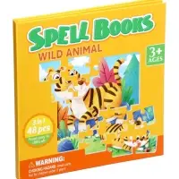 Книжка-деревяшка пазл "Животные" Книжка-деревяшка пазл "Животные"