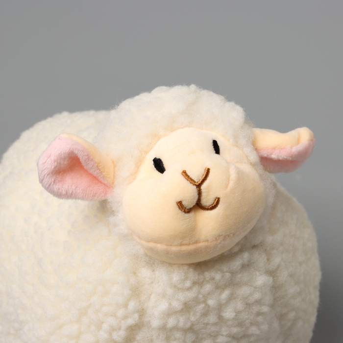 Мягкая игрушка «Овечка», 20 см, цвет белый Мягкая игрушка «Овечка», 20 см, цвет белый