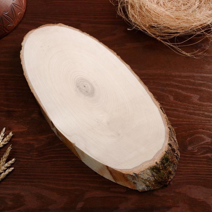 Спил осины, косой, 45х20 ±2см Спил осины, косой, 45х20 ±2см