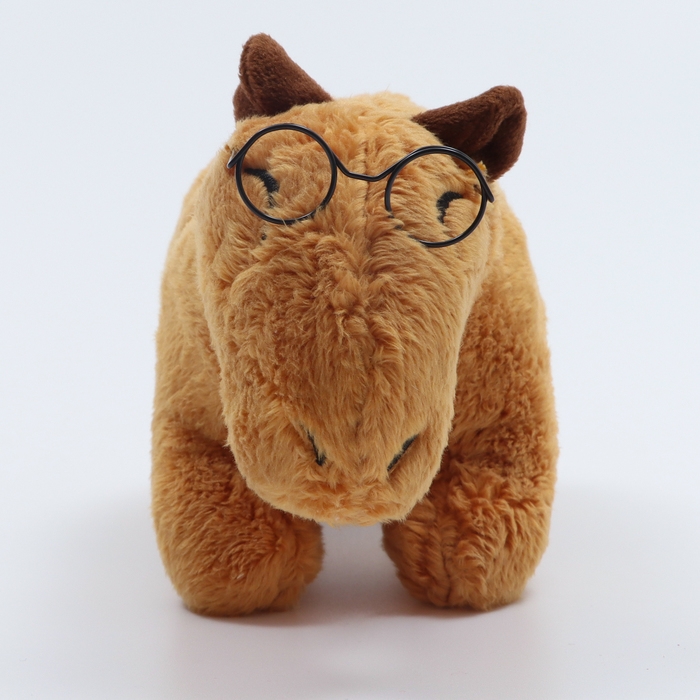 Мягкая игрушка «Капибара. Умник», 10 см, с очками и бабочкой Мягкая игрушка «Капибара. Умник», 10 см, с очками и бабочкой