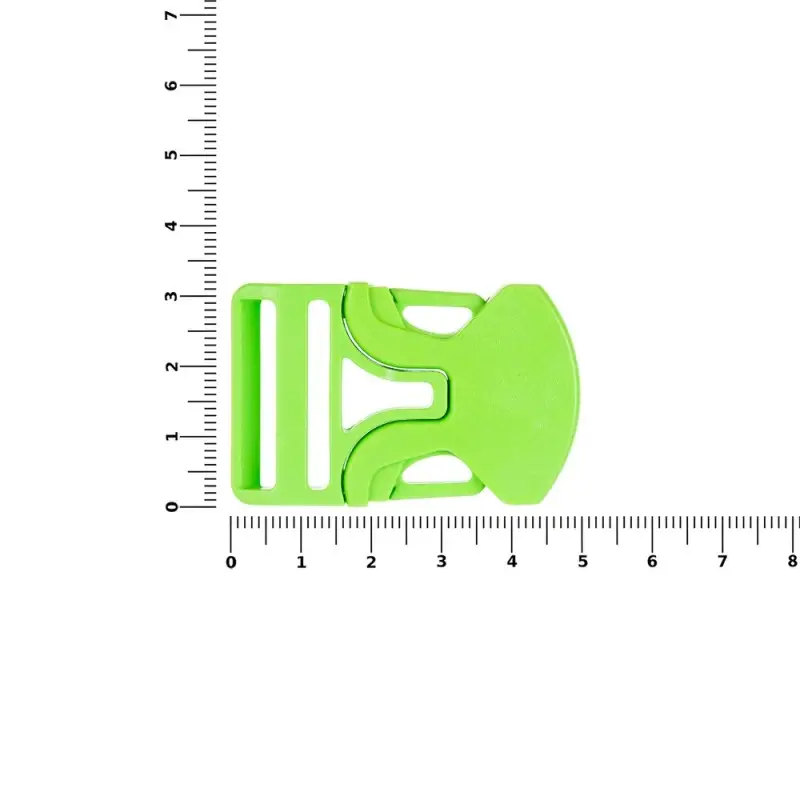 Застежка-пряжка односторонняя Triden, зеленый неон