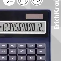 Калькулятор настольный 12-разрядный ErichKrause WC-612, пыле-влагозащищенный