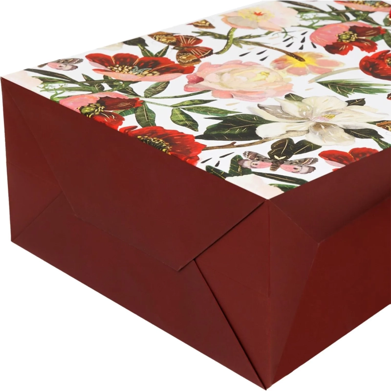 Пакет для подарков PREMIUM FLORA.ПИОНЫ, L, 26 x 32.4 x 13 см, 2-852/05