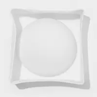 Форма для муссовых десертов и выпечки KONFINETTA &laquo;Полусфера&raquo;, силикон, 19.4&times;8 см, d=16 см, белая