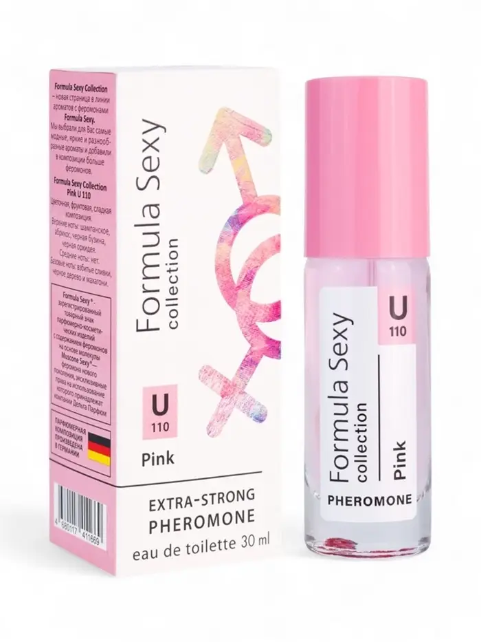 Туалетная вода женская с феромонами Formula Sexy collection Pink U110, 30 мл