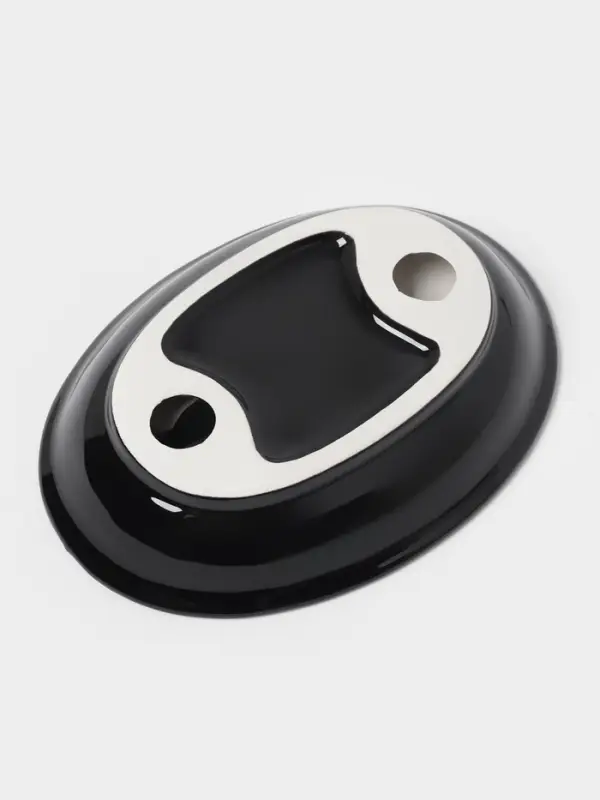 Аксессуары для ванной &laquo;Лофт&raquo;, 4 предмета, мыльница, дозатор для мыла 420 мл, 2 стакана, чёрные