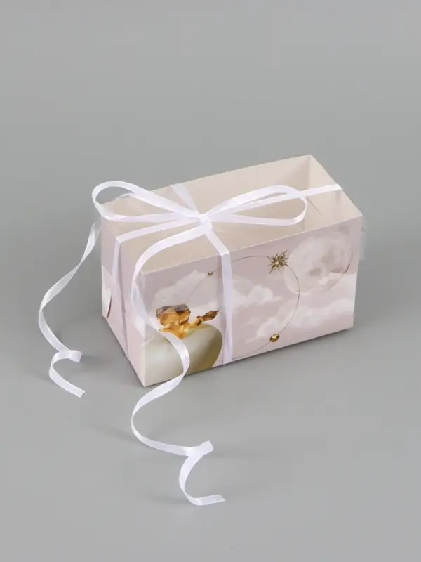 Коробка для капкейков, кондитерская упаковка двухсторонняя, 2 ячейки, &laquo;Эдем&raquo;, 16&times;8&times;10 см