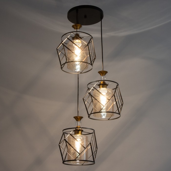 Светильник BayerLux Светильник BayerLux "Куара" 3хE27 40Вт черный 40х40х100 см