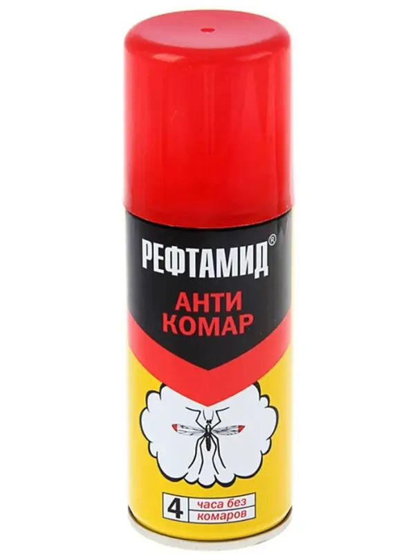 Аэрозоль Репеллент &laquo;Рефтамид&raquo;, Антикомар, от комаров, 100 мл