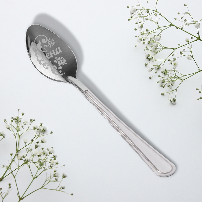 Ложка именная на открытке «Елена», 3 х 14 см. Ложка именная на открытке «Елена», 3 х 14 см.