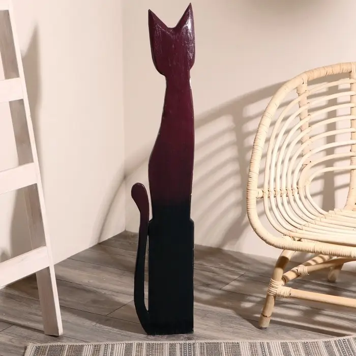 Сувенир дерево "Кошка" 21х7,5х100 см