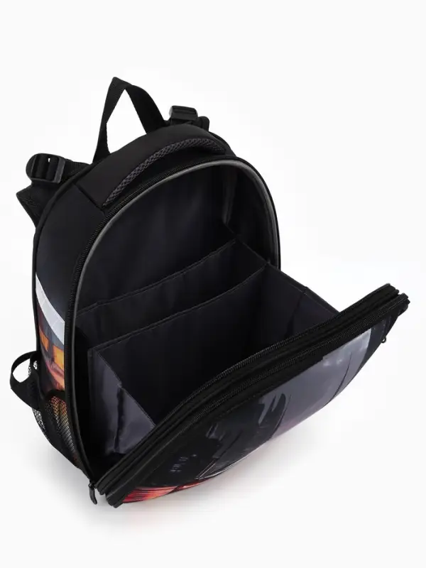 Рюкзак школьный для мальчика &laquo;Гонки&raquo;, Stavia, эргономичная спинка, 30&times;16&times;38 см, чёрный