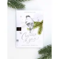 Набор аромамасел на открытке «Новогодний»,5 мл Набор аромамасел на открытке «Новогодний»,5 мл