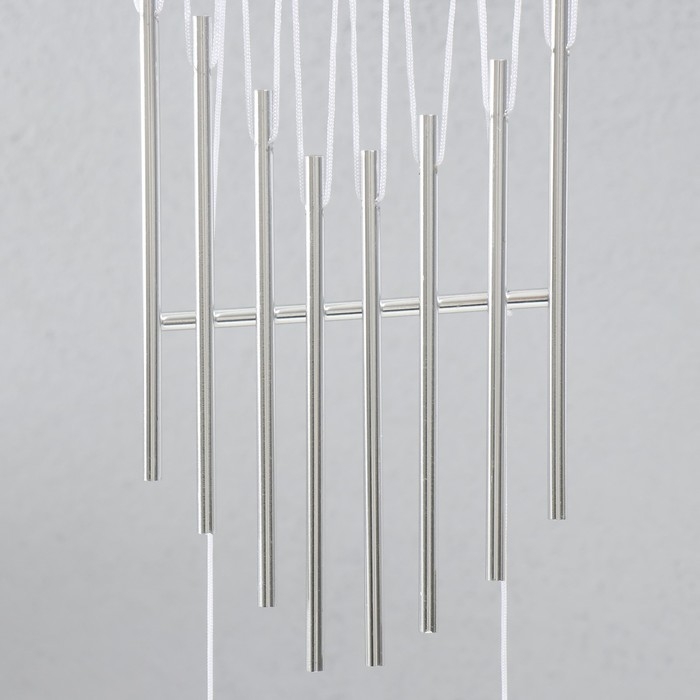 Музыка ветра дерево, металл Музыка ветра дерево, металл "Месяц со звездой" 9 трубочек 54х13 см