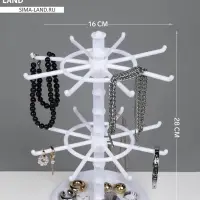 Подставка для украшений &laquo;QF. Карусель&raquo;, универсальная, 16&times;16&times;28 см, белая