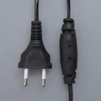 Гирлянда &laquo;Бахрома&raquo; 4&times;0.6 м, IP44, тёмная нить, 180 LED, свечение синее, мерцание белым, 220 В