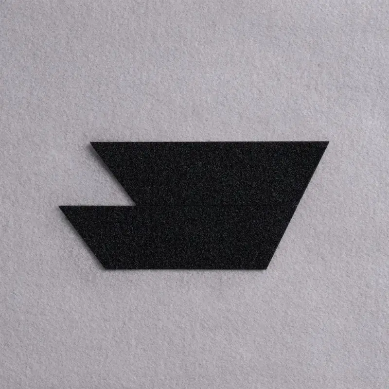 Основа Velkro L для крепления шевронов на липучке, черная