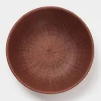 Салатник &laquo;Гладь&raquo;, 1 л, 18.5&times;6 см, красная глина