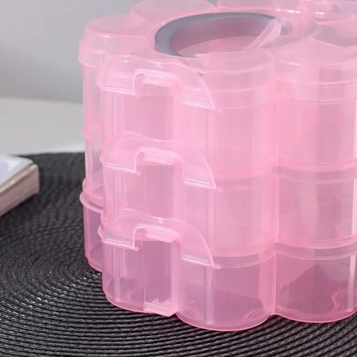 Органайзер для хранения «Клевер», 3 яруса, 13 ячеек, 16,5×15×13 см, цвет МИКС