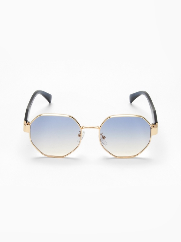 Очки солнцезащитные, uv 400, ширина 13.7 см, дужка 14.4 см, голубая линза Очки солнцезащитные, uv 400, ширина 13.7 см, дужка 14.4 см, голубая линза