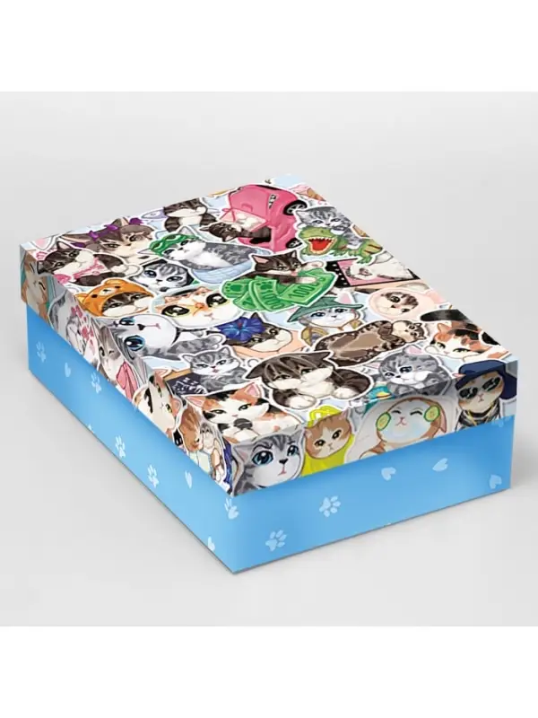 Коробка складная «Котята», 21 × 15 × 7 см