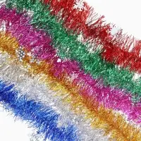 Мишура новогодняя &laquo;Зимнее волшебство. Всплеск снежинки&raquo;, d=8 см, 200 см, МИКС