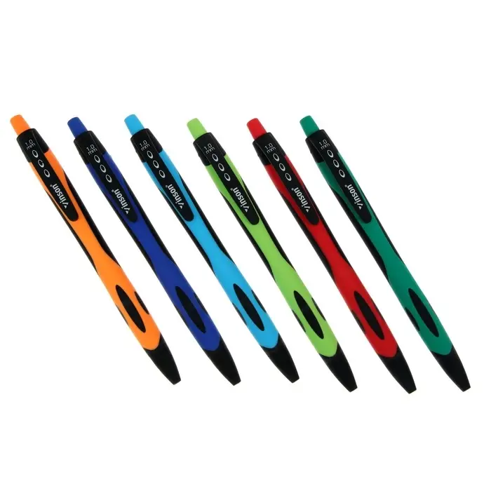 Ручка шариковая Vinson &laquo;Оригинал&raquo;, автоматическая, синий стержень, узел 1 мм, на масляной основе, МИКС