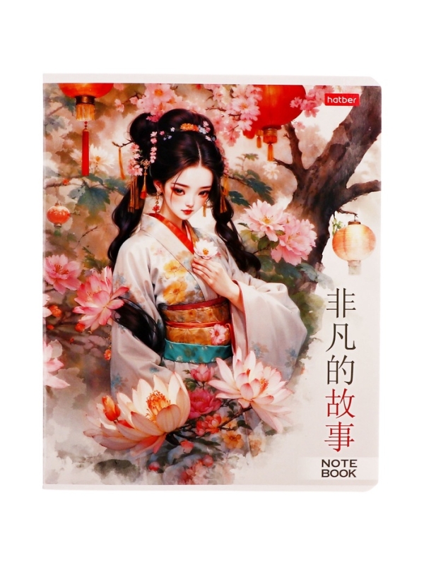 Тетрадь 48 листов клетка Copybook, картонная обложка, 5 видов МИКС