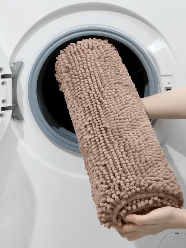 Коврик для дома LaDо́m, букли, плотность 1100 г, 50&times;80 см, коричневый