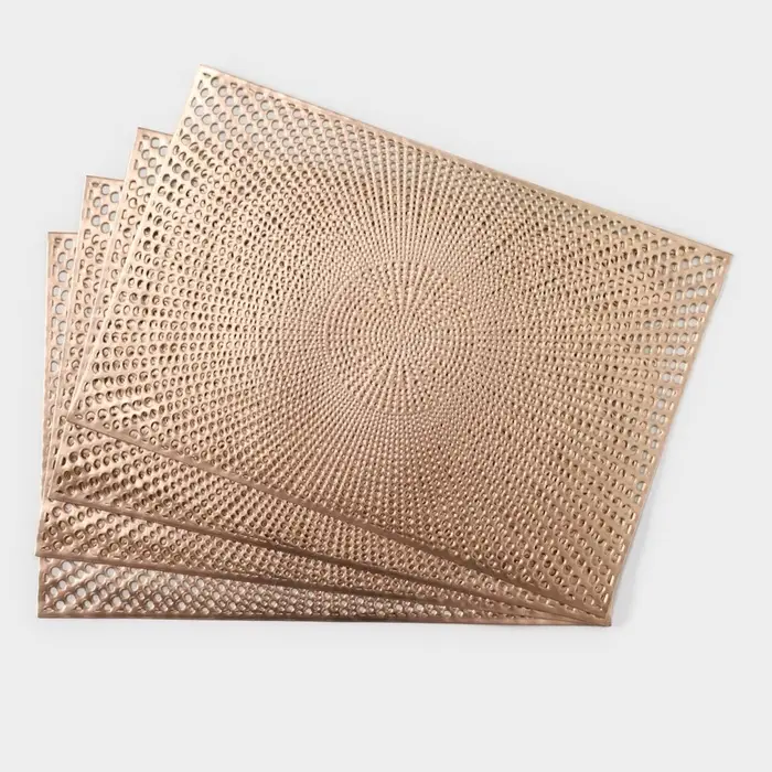 Салфетки сервировочные на стол Доляна &laquo;Ультра&raquo;, 45&times;30 см, 4 шт., золотые