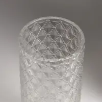 Ваза стекло настольная "Сирша" 23х10 см, прозрачный