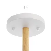 Люстра потолочная BayerLux &laquo;Вудли&raquo;, 2хЕ27, 40 Вт, белый, 45&times;16&times;29 см