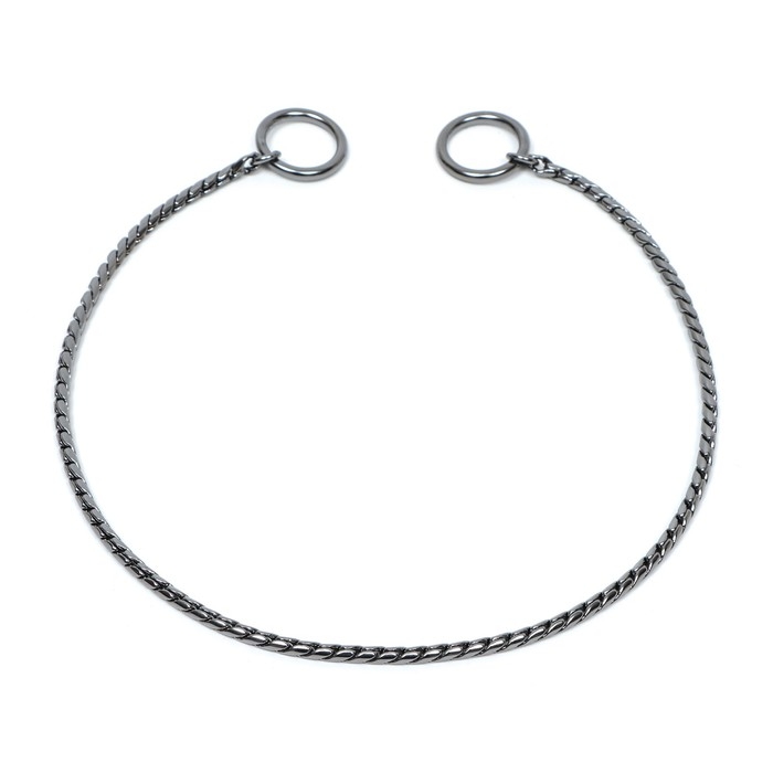 Ошейник - удавка Ошейник - удавка "Кобра", 50 см, толщина цепочки 4 мм, черный